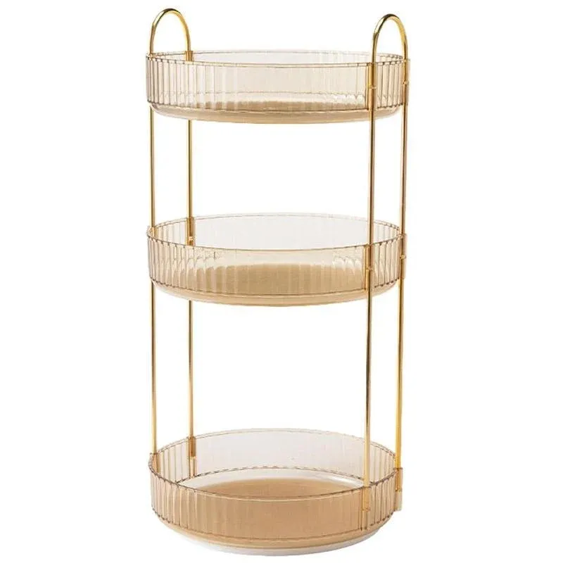 Rotating Cosmetic Organiser Home Storage Shelf Box for Makeup and Beauty