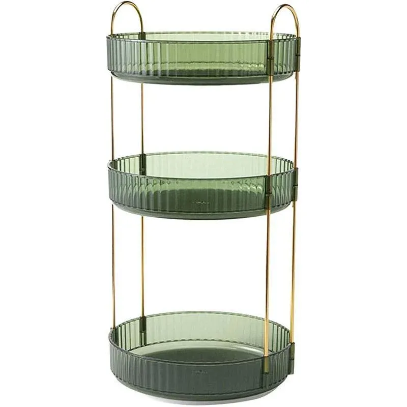 Rotating Cosmetic Organiser Home Storage Shelf Box for Makeup and Beauty