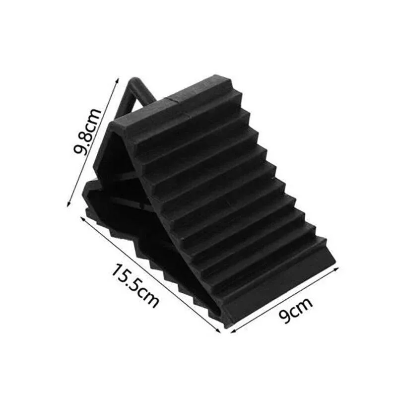 4Pcs Heavy Wheel Chock Tough Chocks Stops Car Trailer Boat Caravan Au Stock view 3