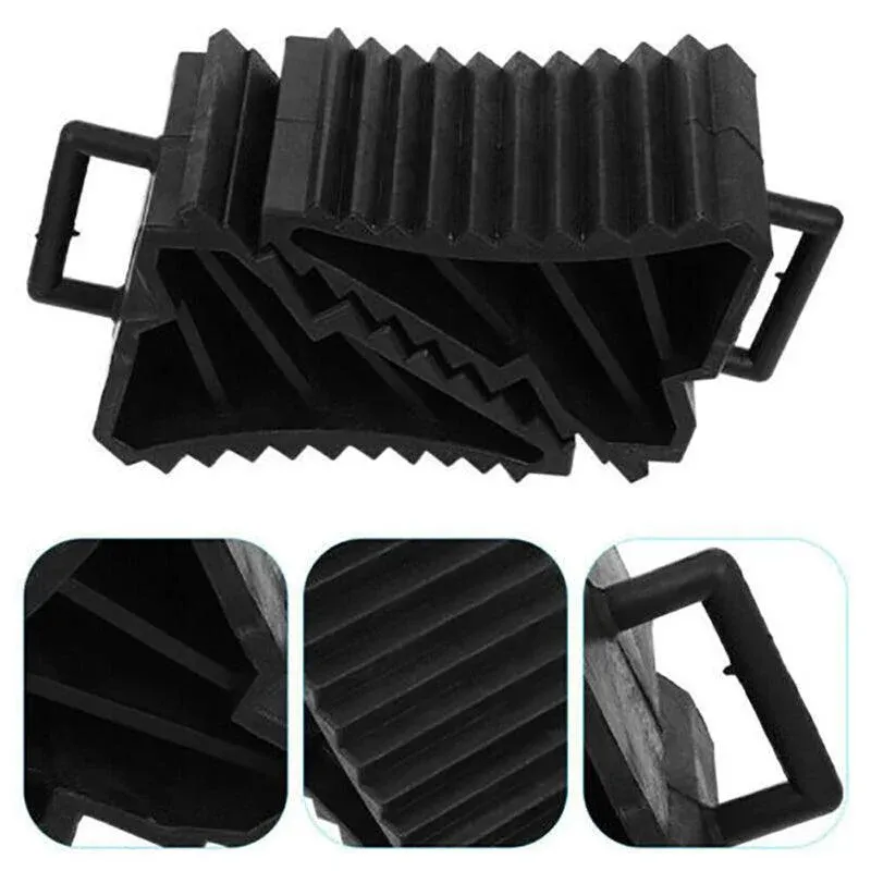 4Pcs Heavy Wheel Chock Tough Chocks Stops Car Trailer Boat Caravan Au Stock view 11