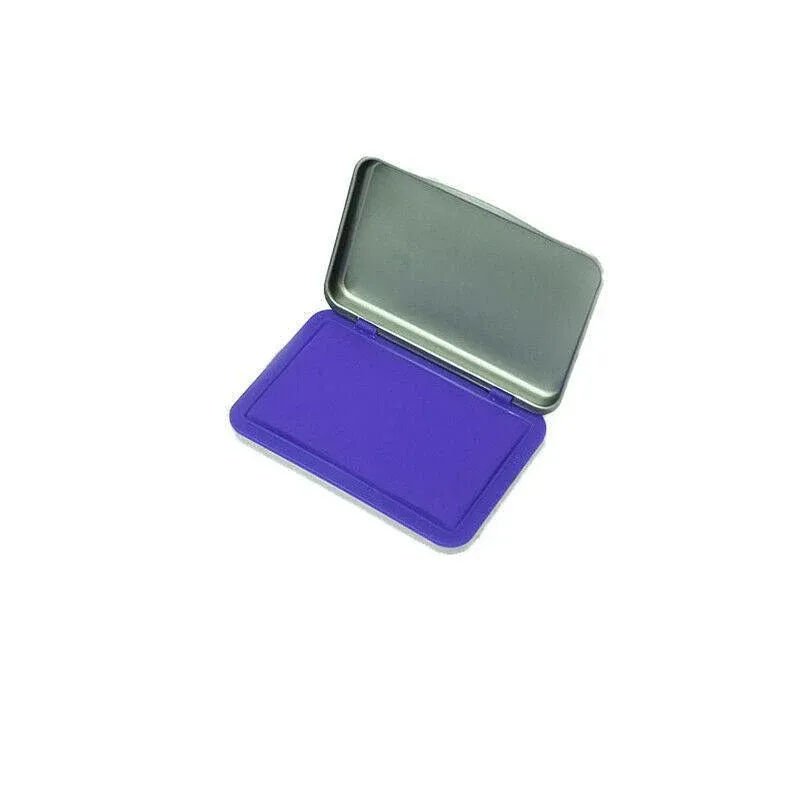 Ink Pad for Rubber Stamps and Fingerprint Crafts Non Toxic Ink for Office and