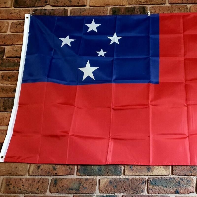 Samoa National Flag 90x150cm Large Outdoor Polyester Banner with Grommets view 12