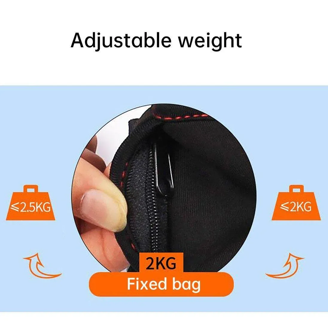 Adjustable Sandbag Gaiter Weight Training Gear for Running and Sports Fitness view 6