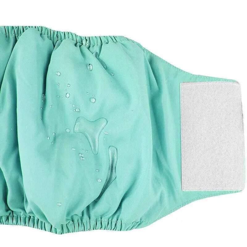 S Male Dog Puppy Nappy Diaper Belly Wrap Band Sanitary Pants Underpants - Grey view 13