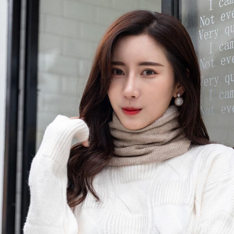 Fleece Neck Warmer Thermal Tube Scarf Winter Snood Hat for Men Women Outdoor view 11