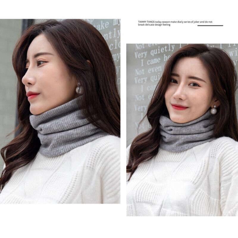 Fleece Neck Warmer Thermal Tube Scarf Winter Snood Hat for Men Women Outdoor view 12
