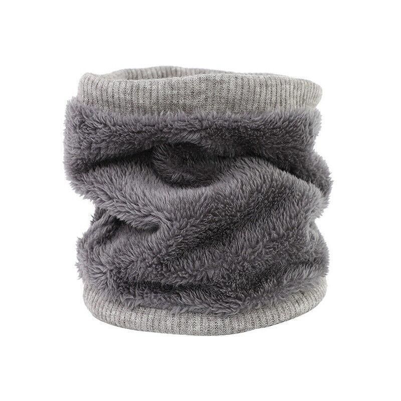 Fleece Neck Warmer Thermal Tube Scarf Winter Snood Hat for Men Women Outdoor view 9