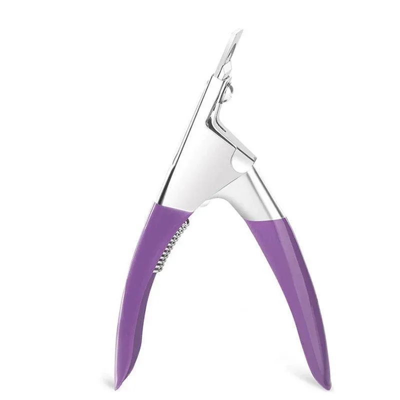 Acrylic Nail Tip Cutter False Nail Clipper U Shape Manicure Art Trimmer Tool