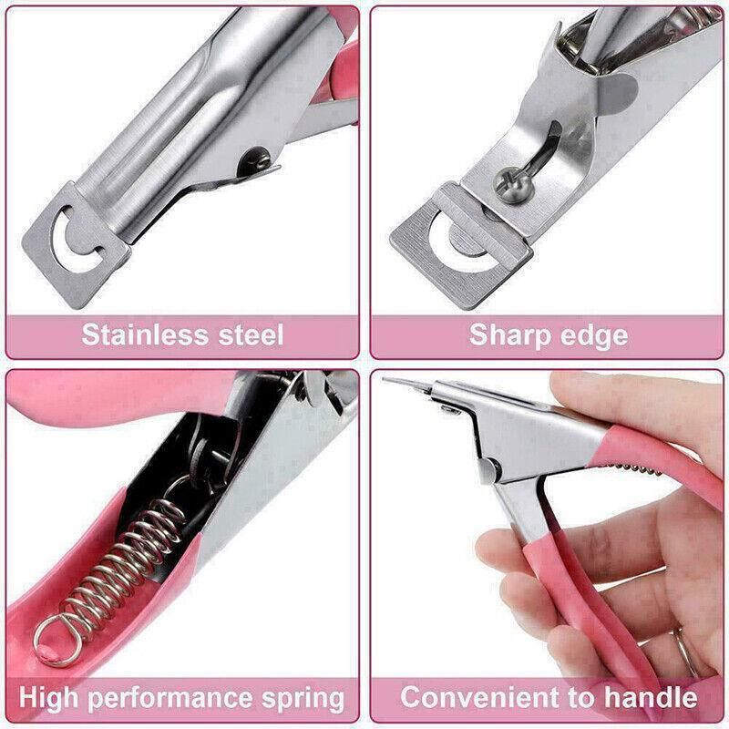 Acrylic Nail Tip Cutter False Nail Clipper U Shape Manicure Art Trimmer Tool view 7