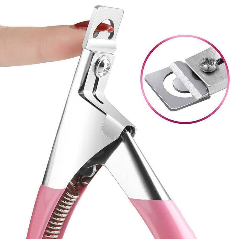 Acrylic Nail Tip Cutter False Nail Clipper U Shape Manicure Art Trimmer Tool view 4