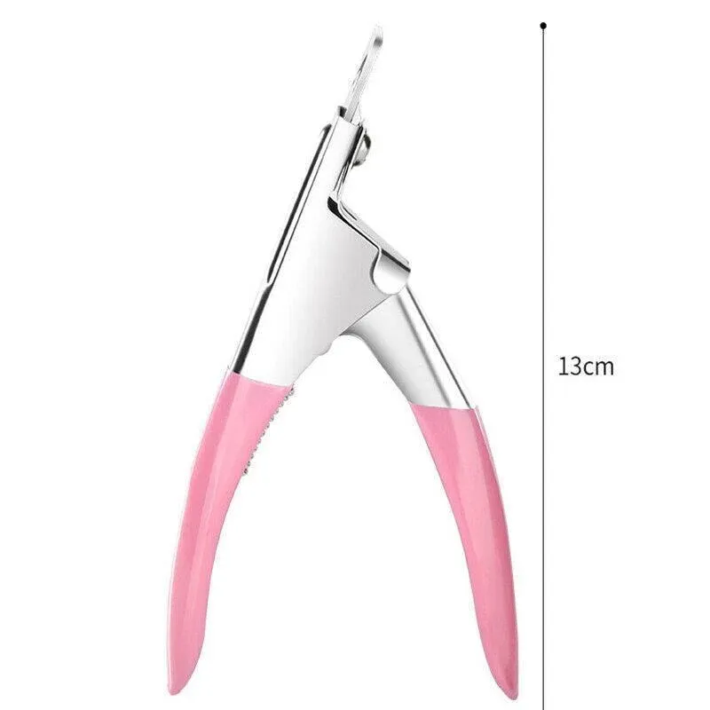 Acrylic Nail Tip Cutter False Nail Clipper U Shape Manicure Art Trimmer Tool view 5