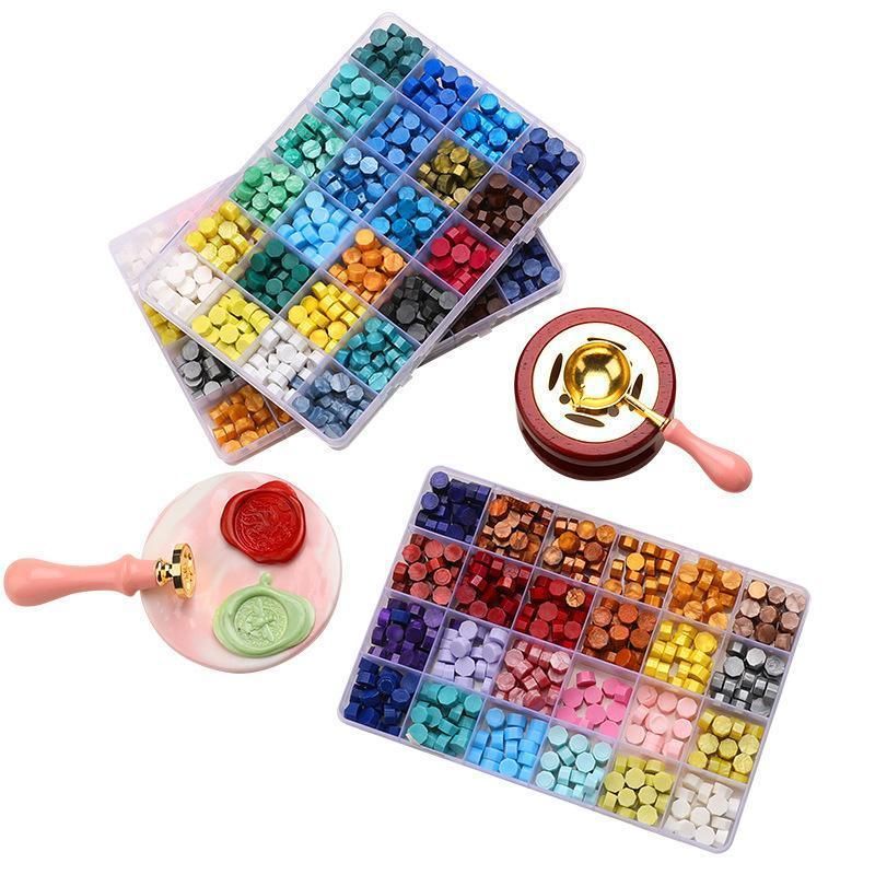 600 X Colour Sealing Wax Mix Metallic Stick Beads Stamp Seal Candle Envelope view 3