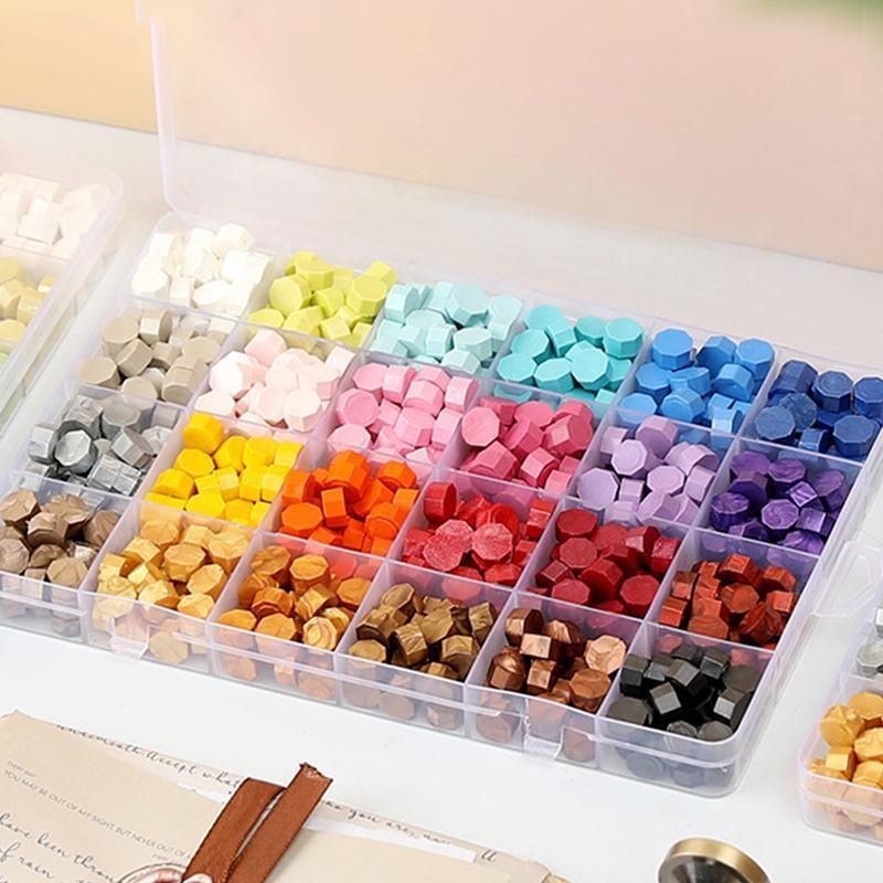 600 X Colour Sealing Wax Mix Metallic Stick Beads Stamp Seal Candle Envelope view 4