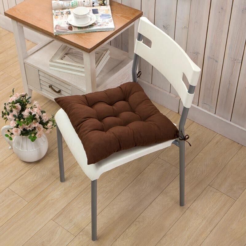 Soft Chair Cushion Pad for Indoor Outdoor Seating Square Seat Cover 35x35cm view 10