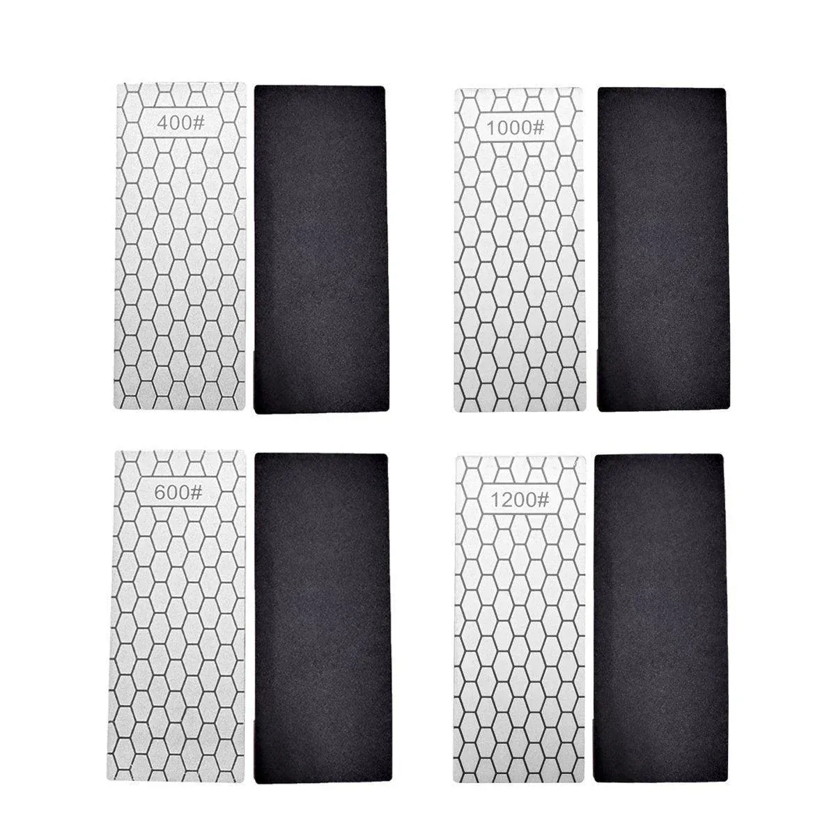 4pcs Diamond Knife Sharpener Sharpening Stone Honeycomb Grind Sharpener Kit view 9