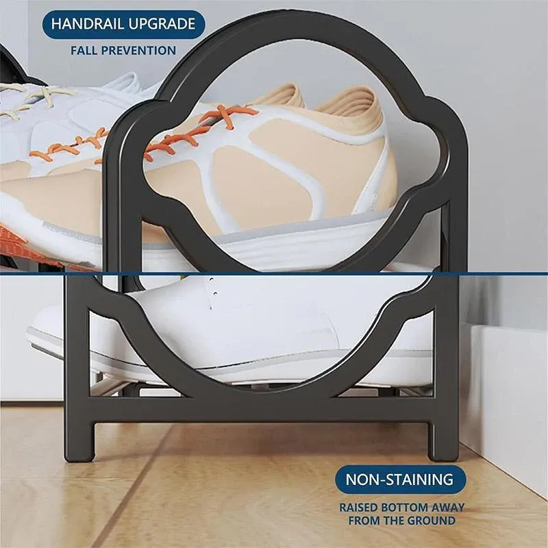 Four Layer Shoe Rack Storage Organizer Multi Tier Shoe Shelf for Entryway view 5