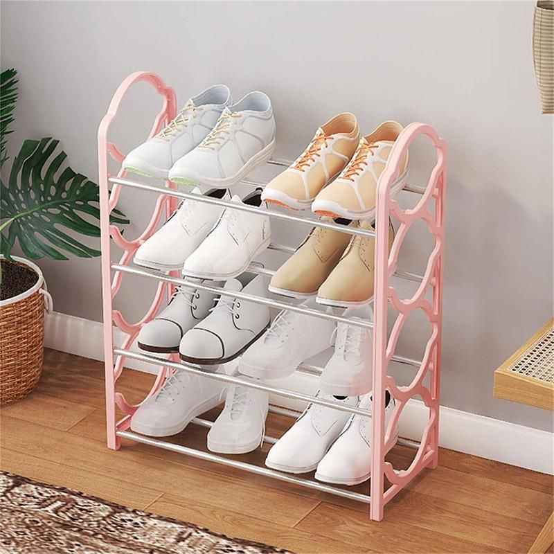 Four Layer Shoe Rack Storage Organizer Multi Tier Shoe Shelf for Entryway view 9