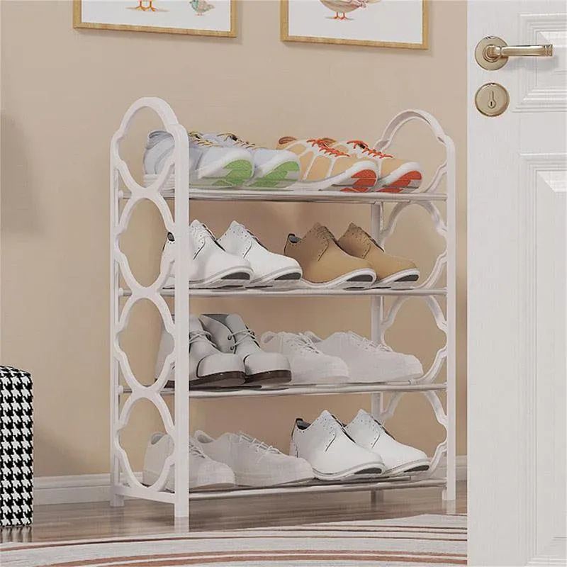 Four Layer Shoe Rack Storage Organizer Multi Tier Shoe Shelf for Entryway view 11