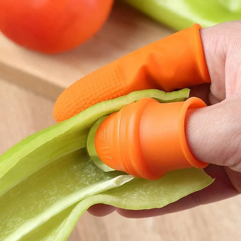 Garden Silicone Thumb Knife Finger Cutter Vegetable Harvesting Tool Picking view 5