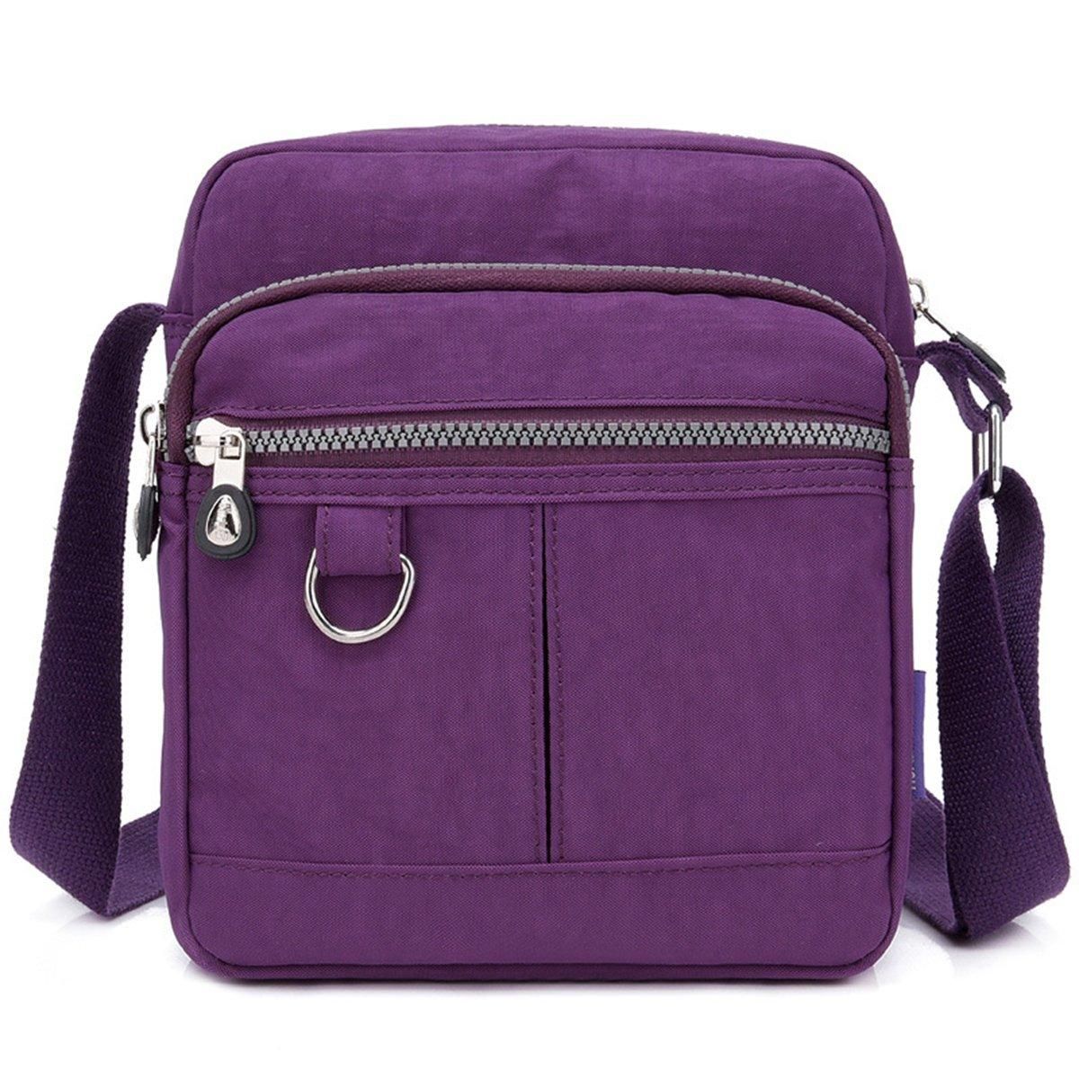 Ladies Shoulder Bag Nylon Fabric Lightweight Crossbody Small Casual Handbag