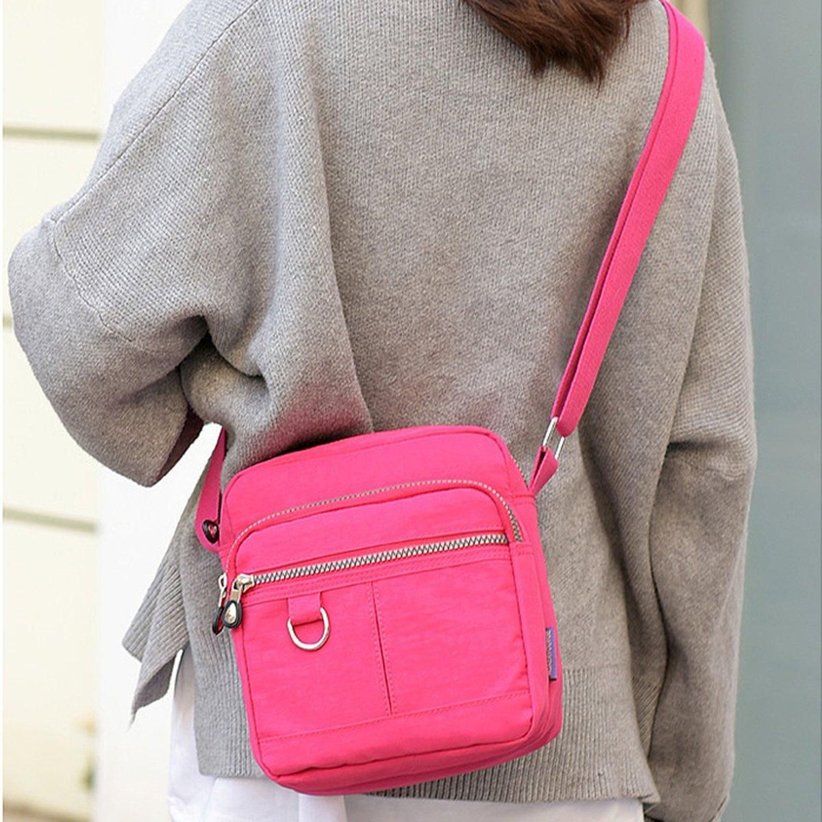 Ladies Shoulder Bag Nylon Fabric Lightweight Crossbody Small Casual Handbag view 15