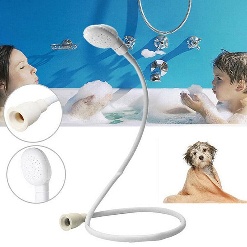 Pet Shower Spray Hose Single Tap Sink Bath Washing Holder Dog Head Attachment view 6