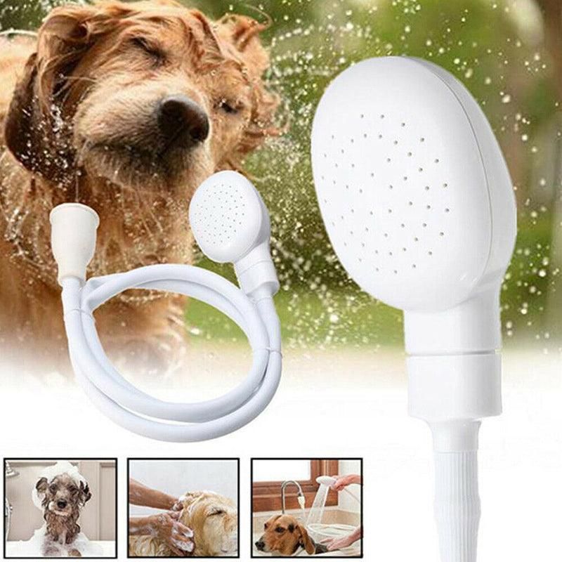 Pet Shower Spray Hose Single Tap Sink Bath Washing Holder Dog Head Attachment view 8