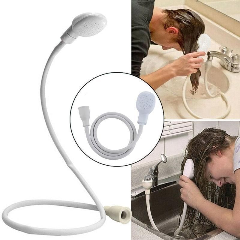 Pet Shower Spray Hose Single Tap Sink Bath Washing Holder Dog Head Attachment view 9