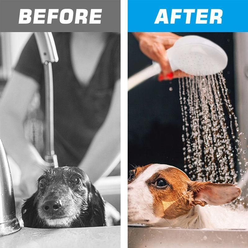 Pet Shower Spray Hose Single Tap Sink Bath Washing Holder Dog Head Attachment view 10