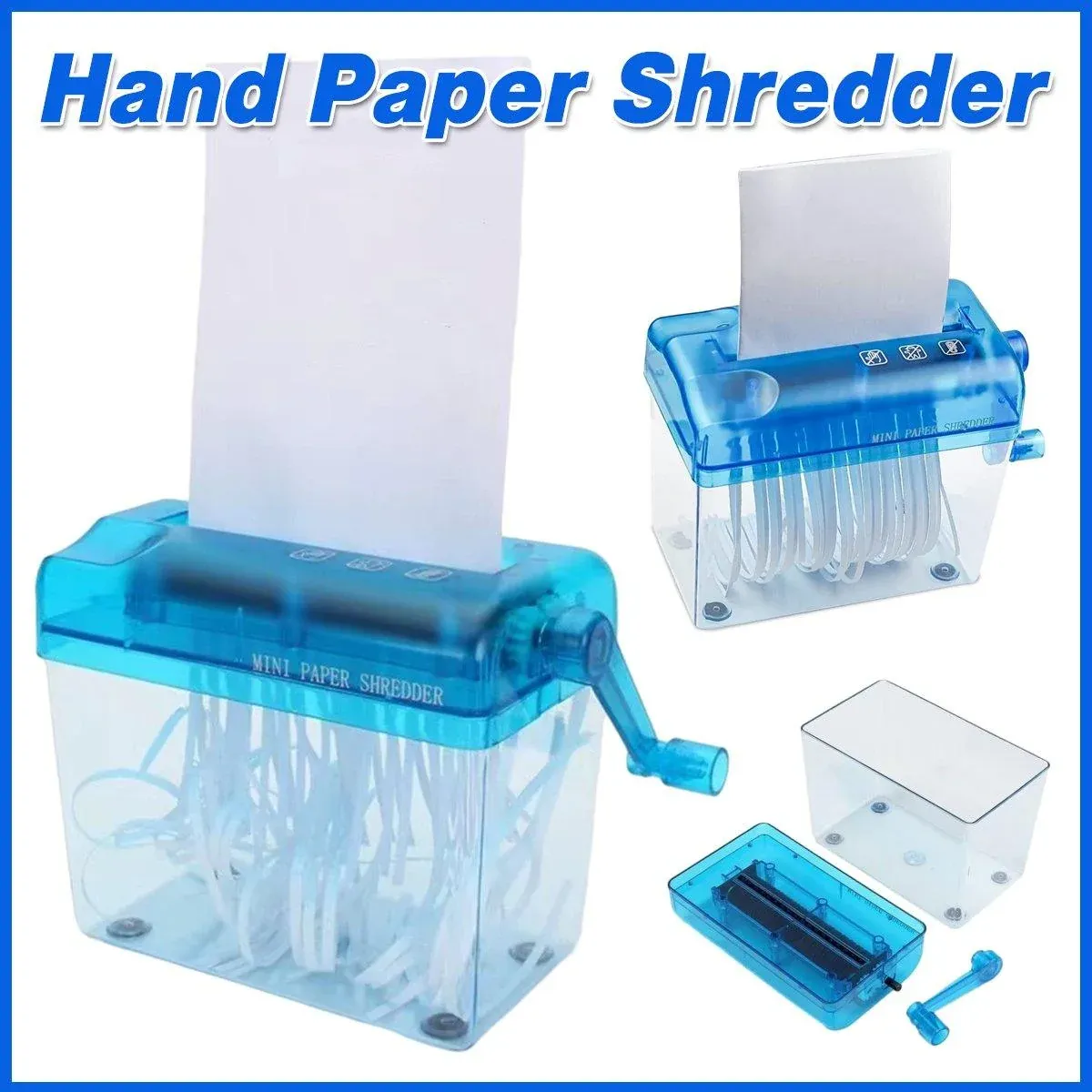 A6 File Hand Paper Shredder Straight Cutting Machine Manual Document Handmade — image 1