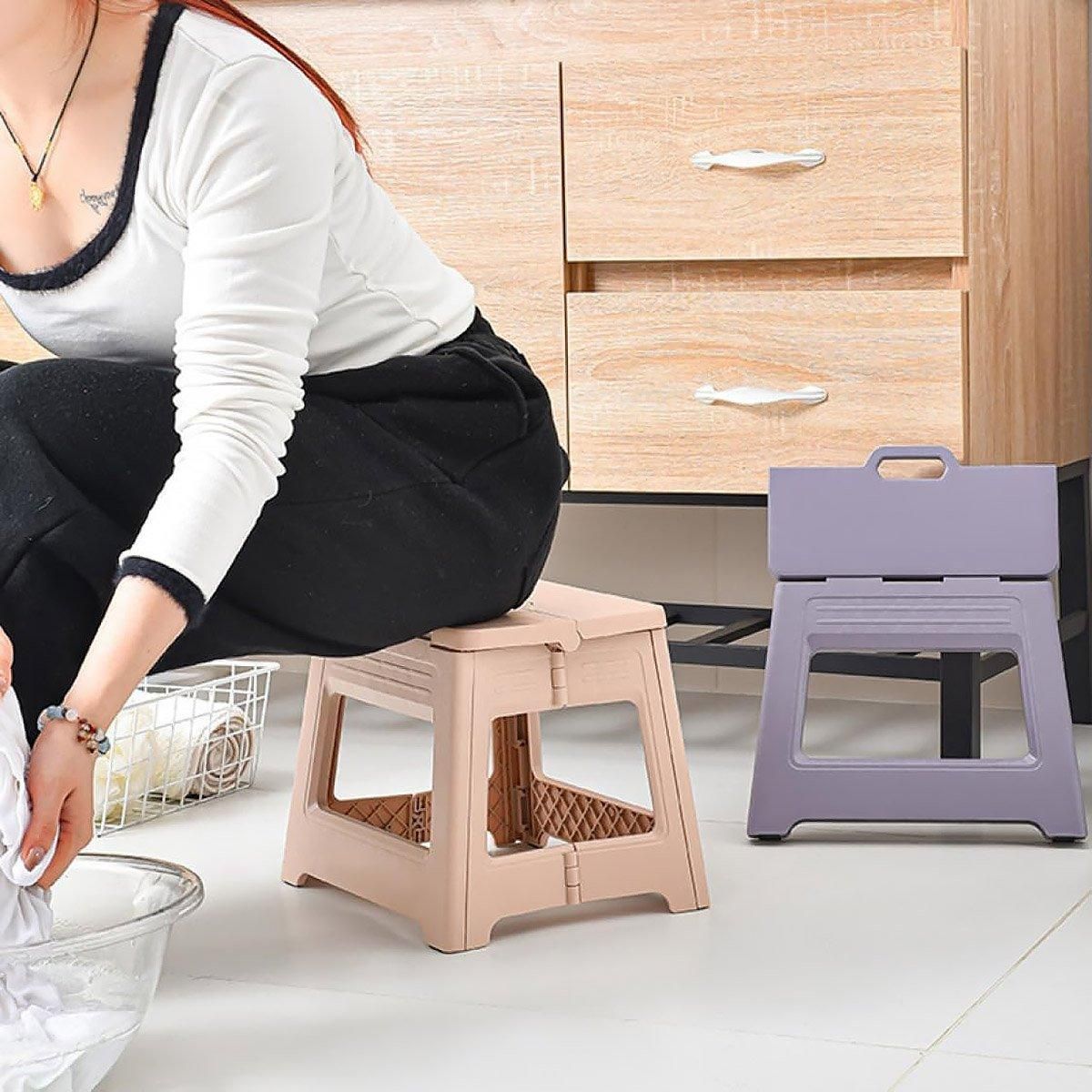 Portable Adjustable Folding Plastic Stool Retractable Outdoor Fishing Chair view 7
