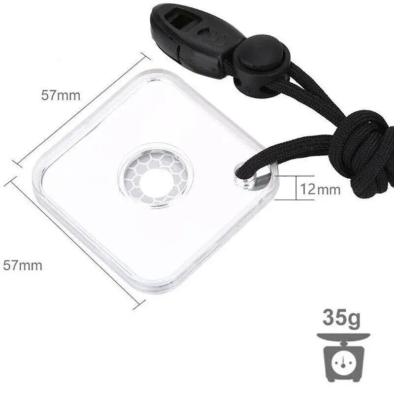 Acrylic Emergency Signal Mirror For Outdoor Survival Rescue And Camping Use view 4
