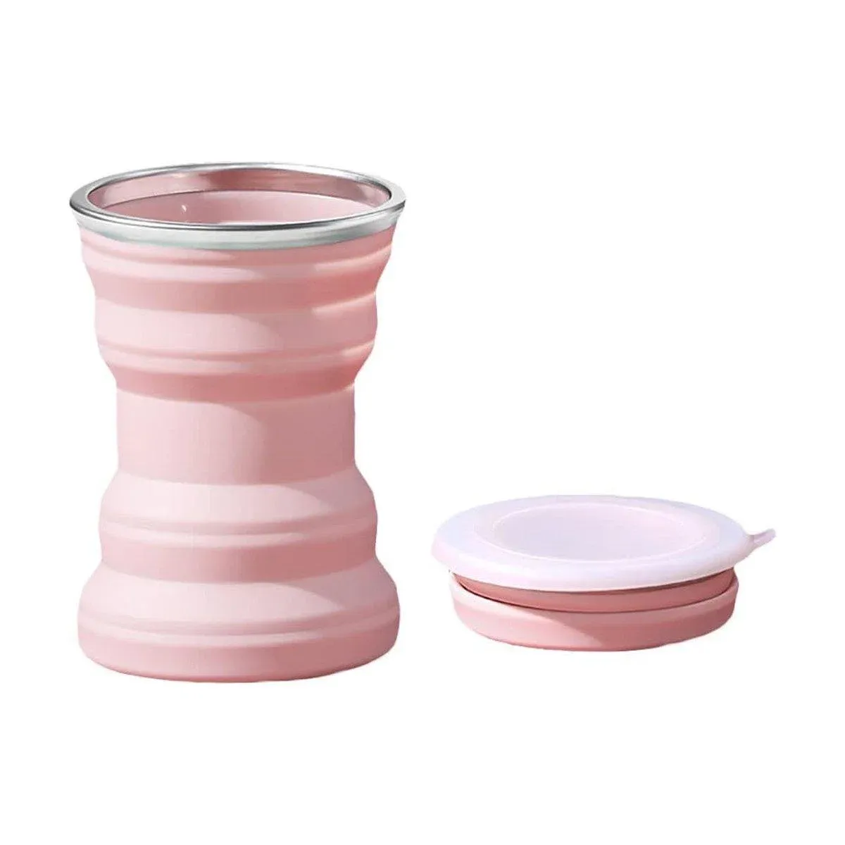 Silicone Folding Travel Mug Portable Retractable Collapsible Mug Outdoor