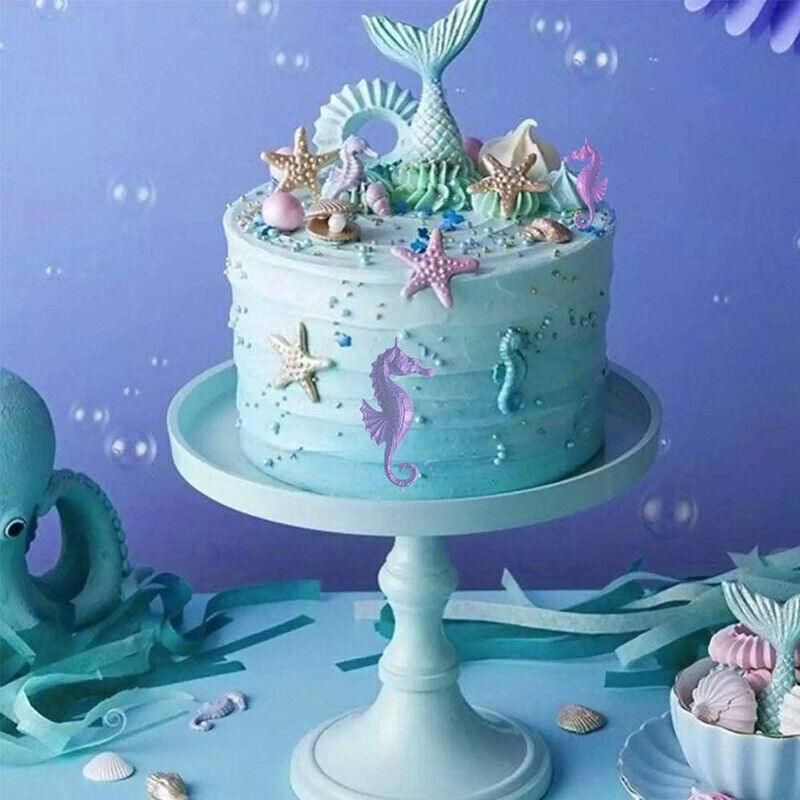 Mermaid Tail Sea Shell Silicone Cake Fondant Sugarcraft Mould Chocolate Mold view 13