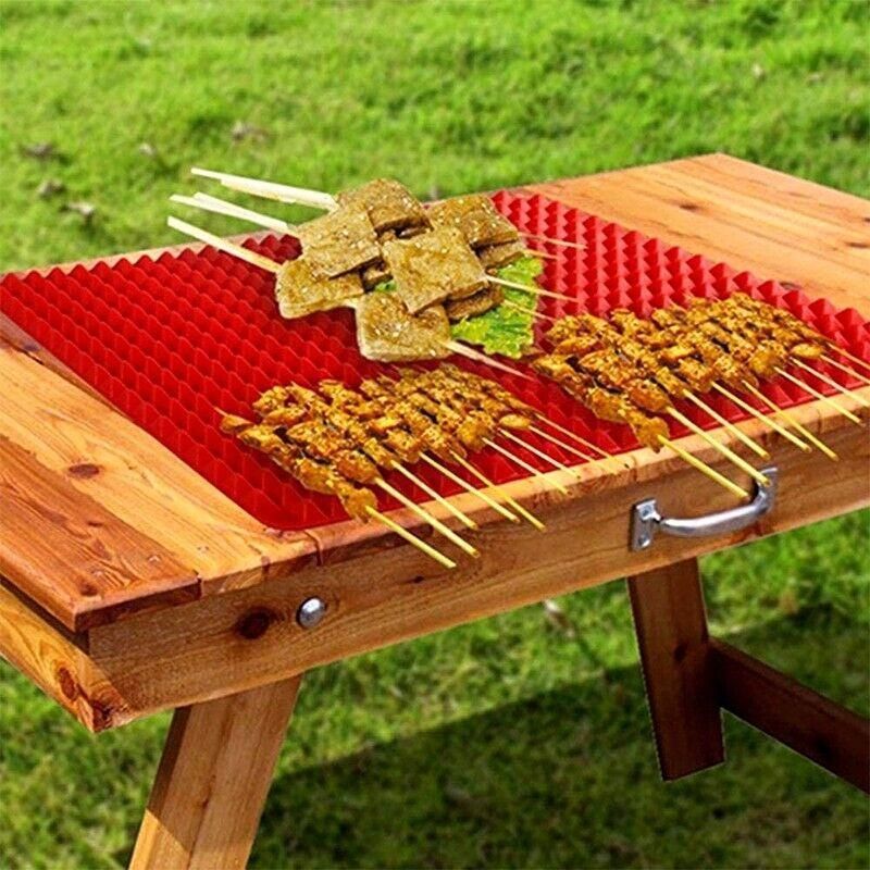 Tray Oven Pan Baking Mat Mould Sheet Liner Non-Stick Silicone Cook Pyramid view 3