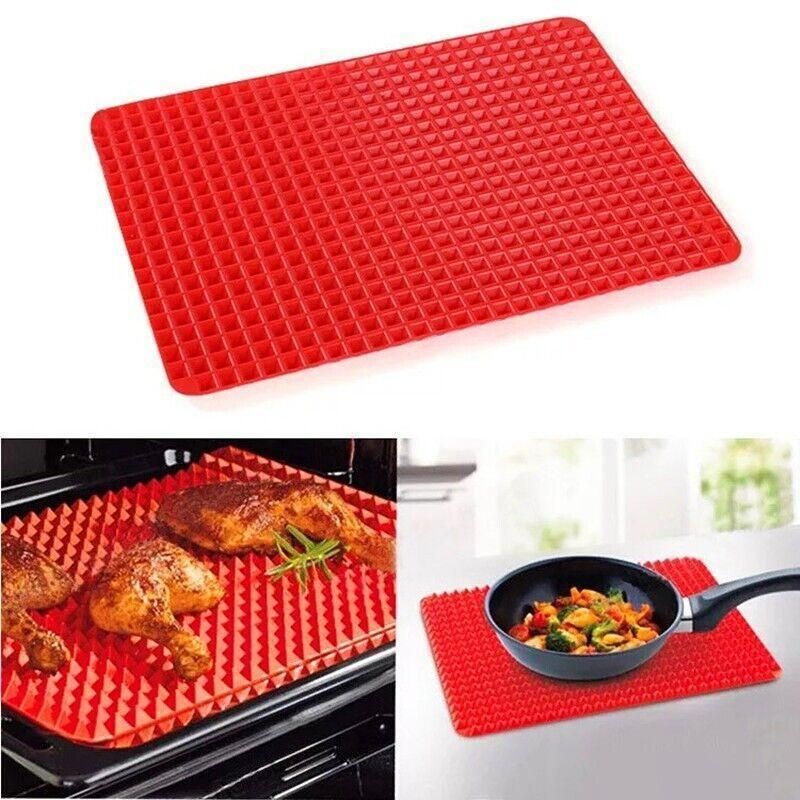 Tray Oven Pan Baking Mat Mould Sheet Liner Non-Stick Silicone Cook Pyramid view 7