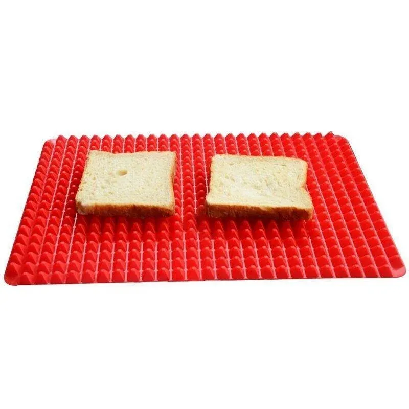 Tray Oven Pan Baking Mat Mould Sheet Liner Non-Stick Silicone Cook Pyramid view 11