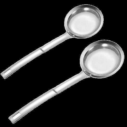 Oil Separator Spoon Mesh Fine Hole Filter Degreasing Residue Cooking Tool - Samll view 3