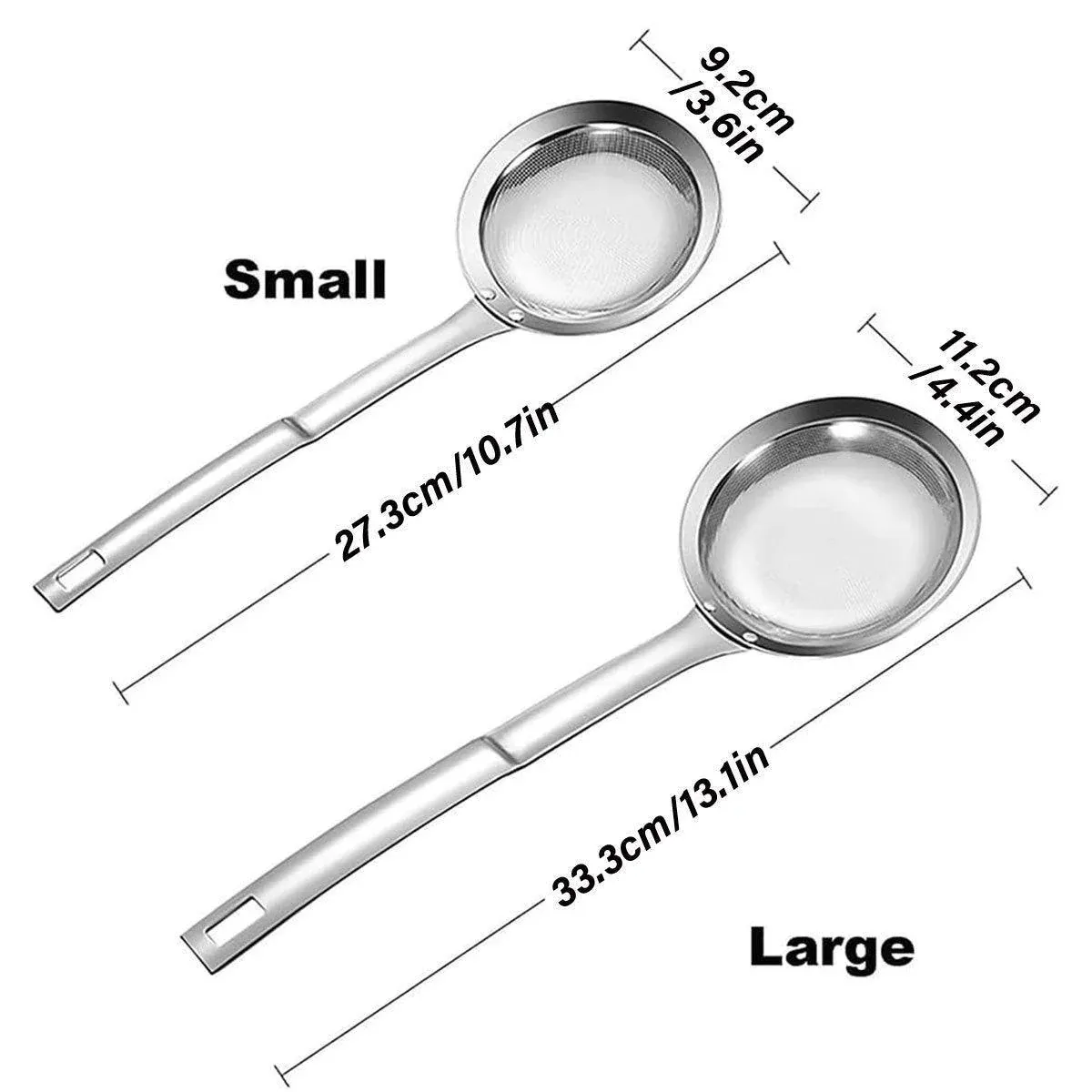 Oil Separator Spoon Mesh Fine Hole Filter Degreasing Residue Cooking Tool - Samll view 4