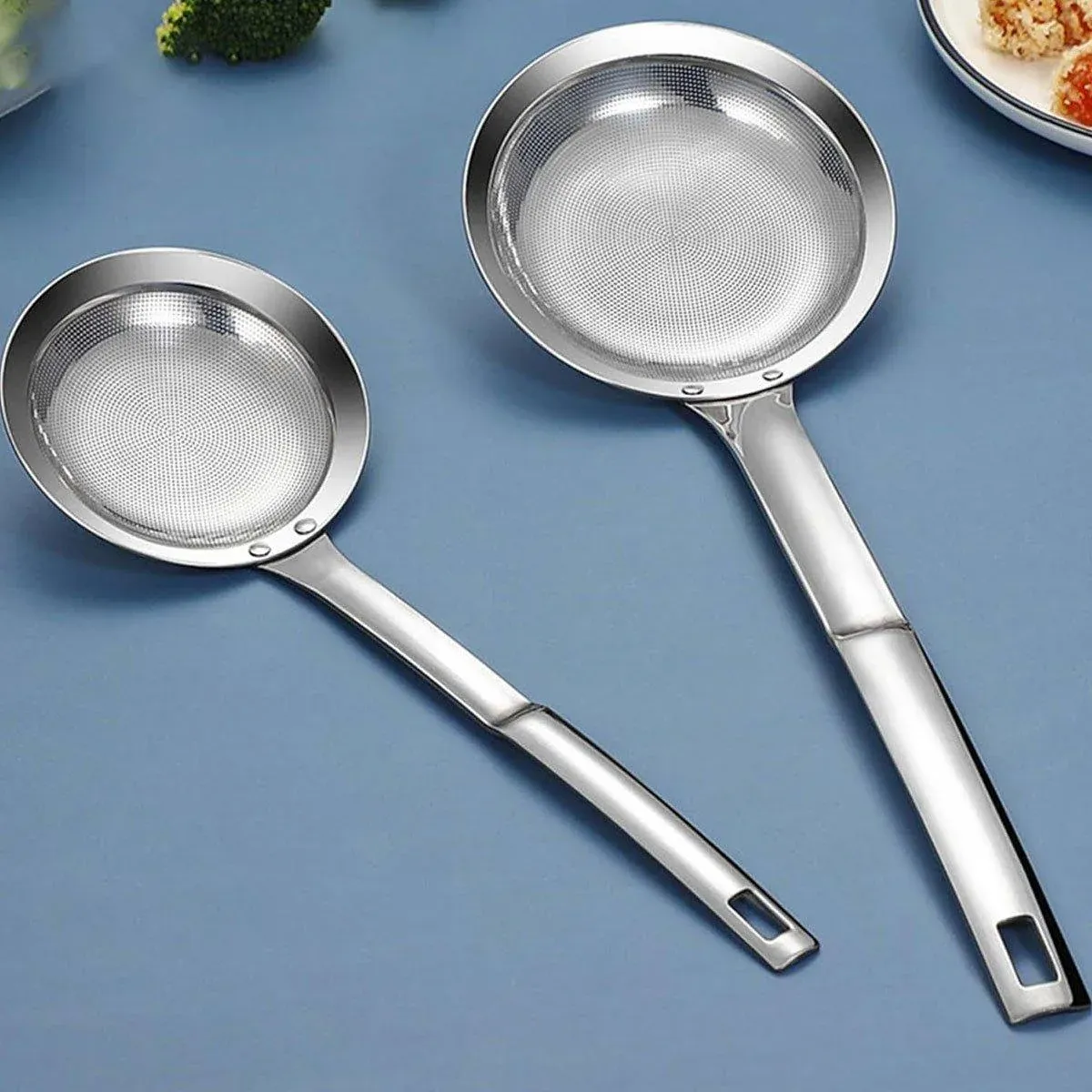 Oil Separator Spoon Mesh Fine Hole Filter Degreasing Residue Cooking Tool - Samll view 15