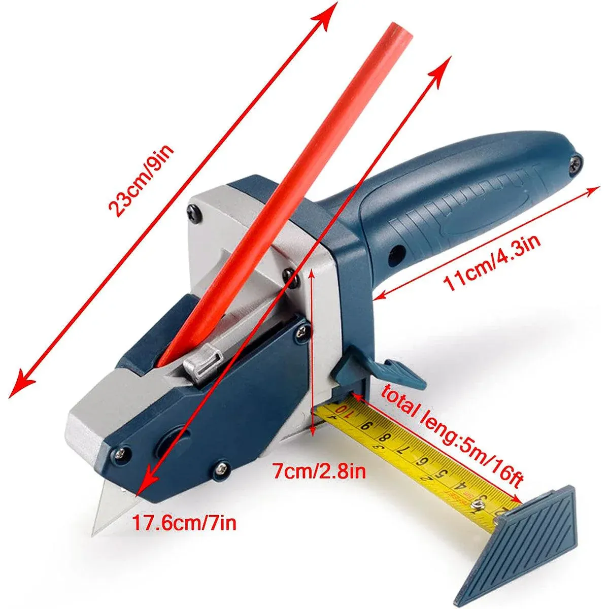 Drywall Gypsum Board Cutter Woodworking Special Knife Compasses for Decoration view 3