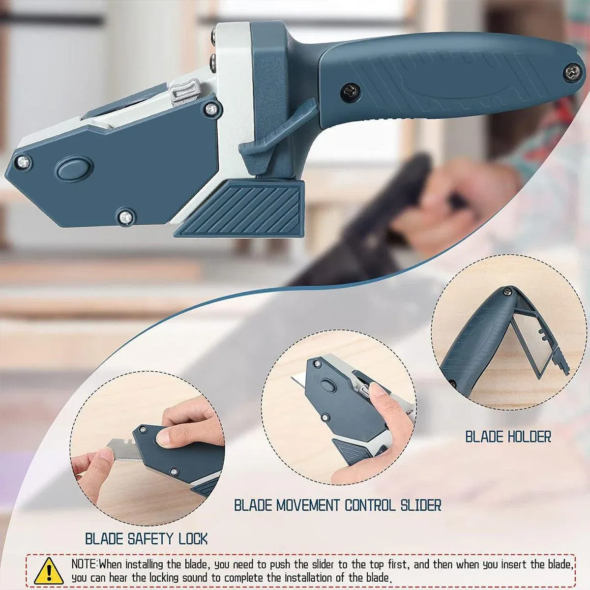 Drywall Gypsum Board Cutter Woodworking Special Knife Compasses for Decoration view 4