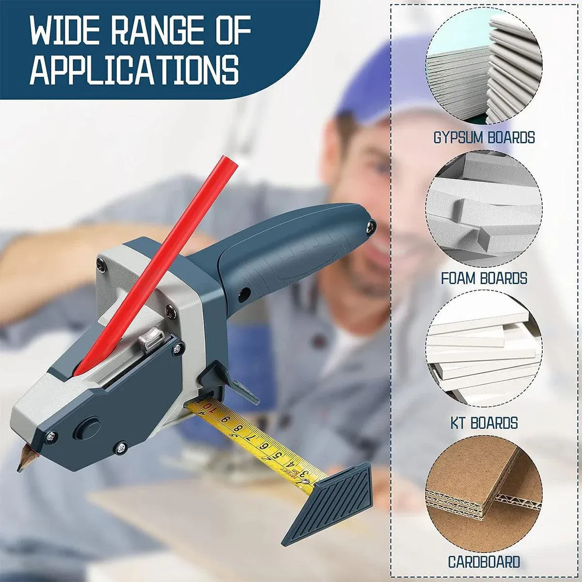 Drywall Gypsum Board Cutter Woodworking Special Knife Compasses for Decoration view 6