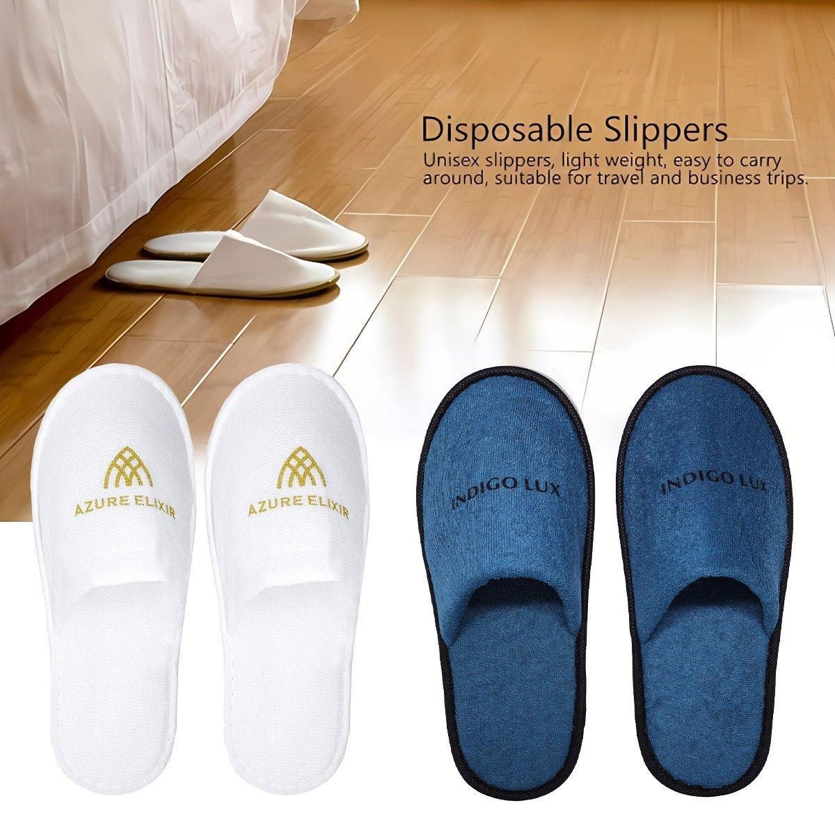 30 Pairs Hotel Guesthouse Hospitality Slippers for Household Comfort and Use view 5