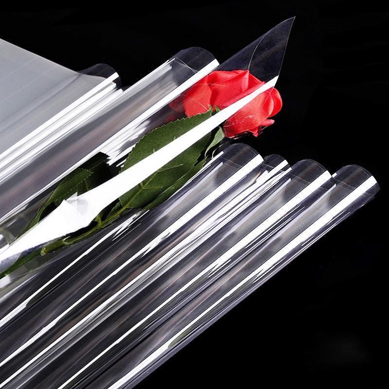 100X Clear Cellophane Wrap Rolls - 4 Sizes for Gifts & Bouquets - 100PCS-70*70CM view 8