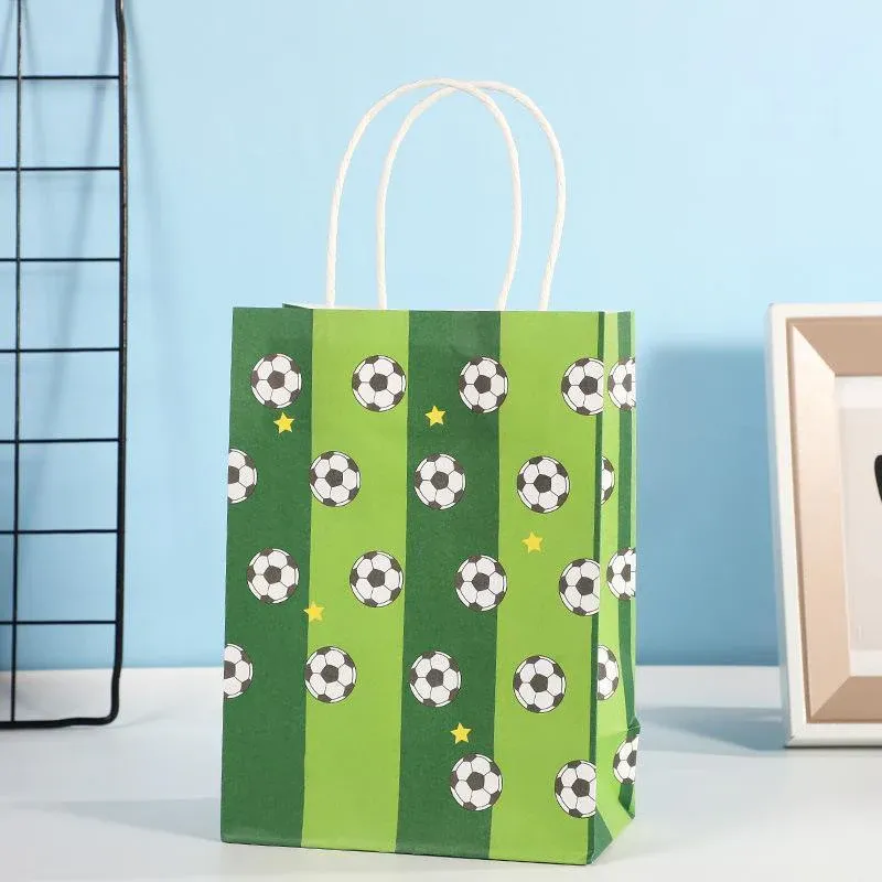 30PCS Fashion Ball Kraft Paper Gift Bag Festivals gift tote bag Party Favor view 6