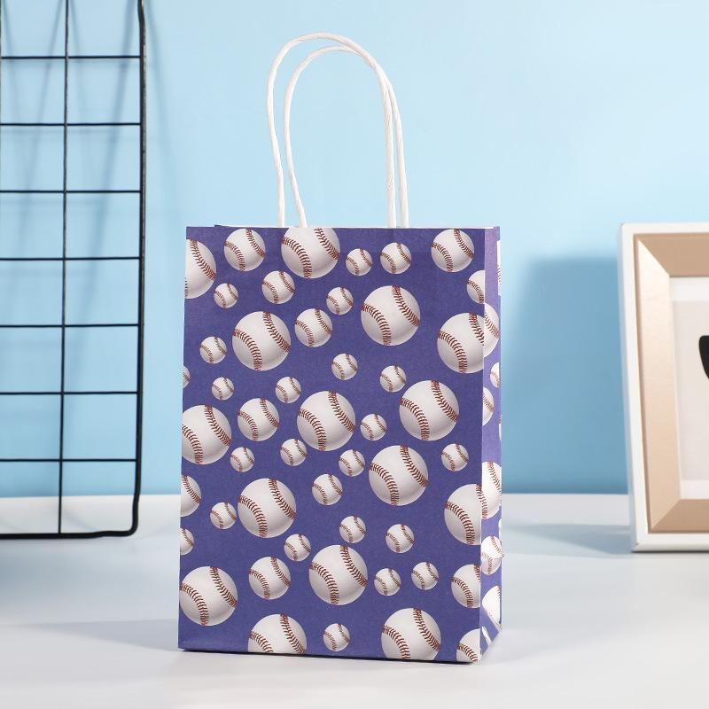 30PCS Fashion Ball Kraft Paper Gift Bag Festivals gift tote bag Party Favor view 9