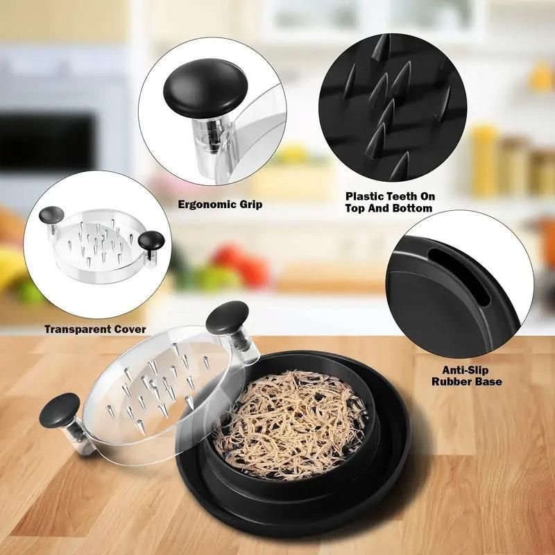 Chicken Breast Shredder Meat Mincer Tear Shredder Handheld Mincing Tool view 7