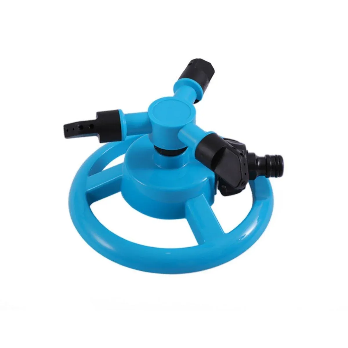 Small Disc Sprinkler 360 Degree Rotating Garden Sprayer Three Prong Spray — image 1