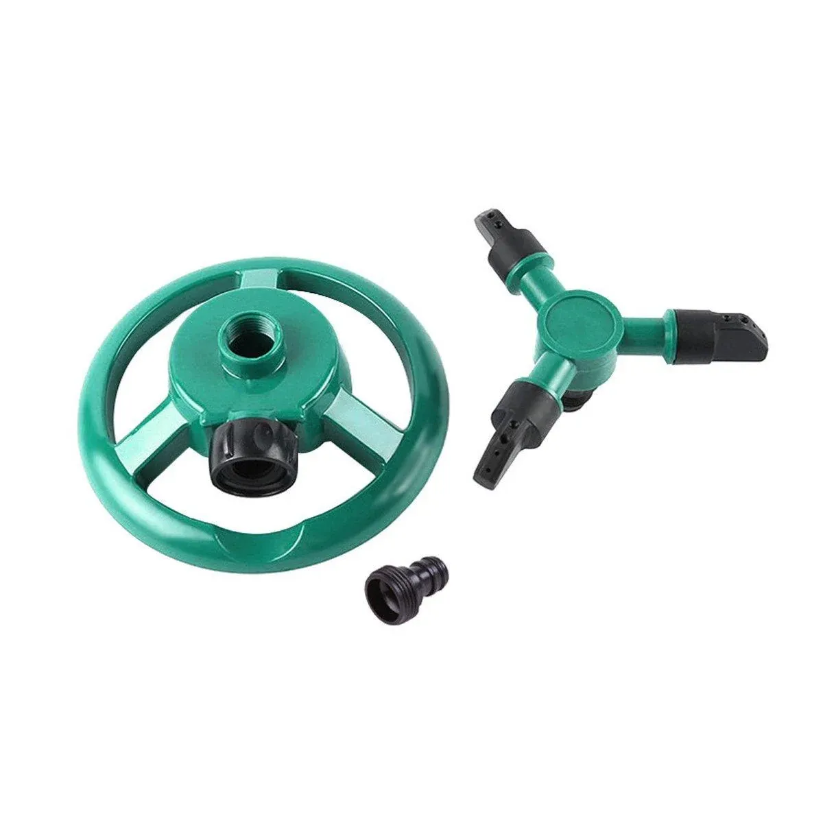 Small Disc Sprinkler 360 Degree Rotating Garden Sprayer Three Prong Spray view 13